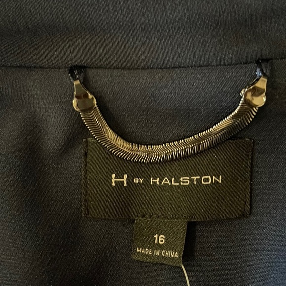 NWOT/HbyHALSTON Classic style Navy Topper Trench Coat. Never worn, like NEW! 16 - Picture 14 of 15